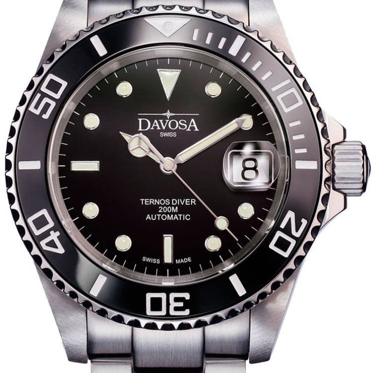 Davosa Watch Ternos Diver Ceramic - Black