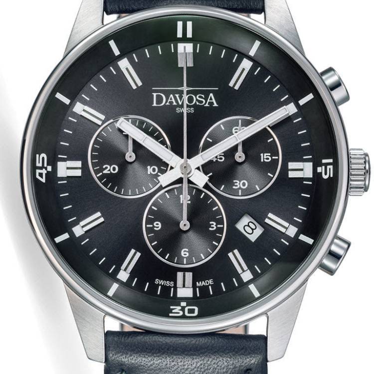 Davosa Watch Vireo Chronograph - Black