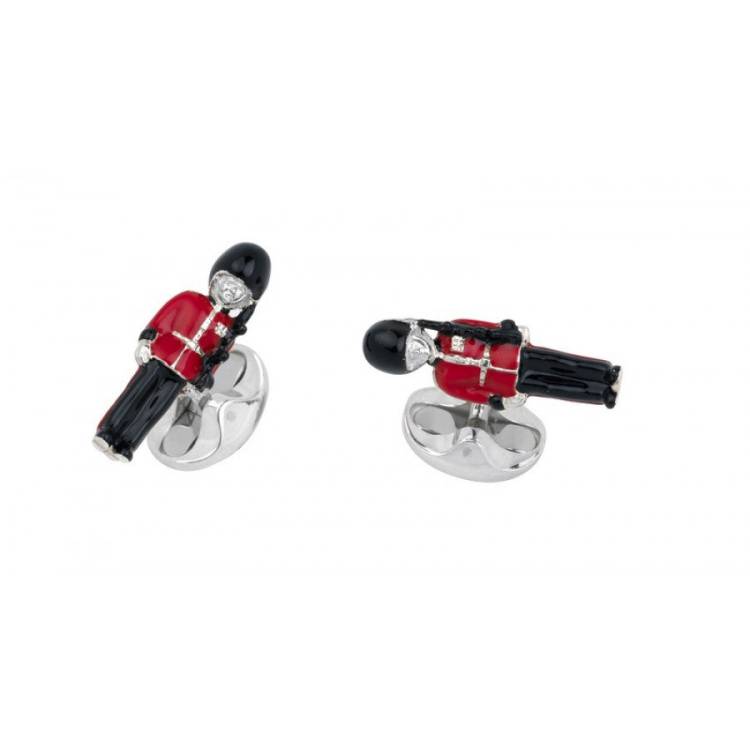 Deakin & Francis Cufflinks Sterling Silver Guard - Silver