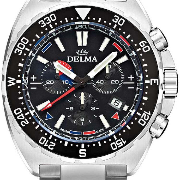 Delma Watch Oceanmaster Q Chronograph - Black