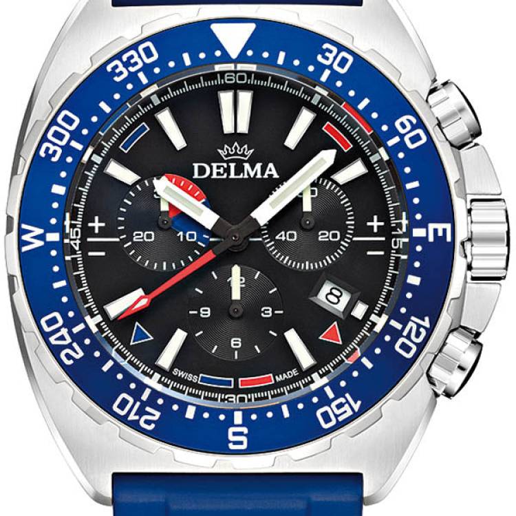 Delma Watch Oceanmaster Q Chronograph - Blue