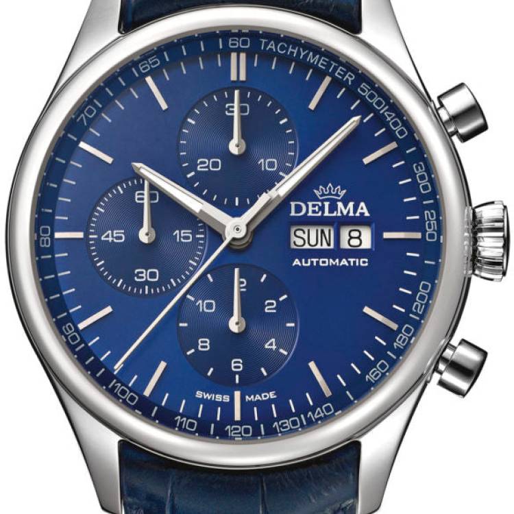 Delma Watch Heritage Chronograph - Blue