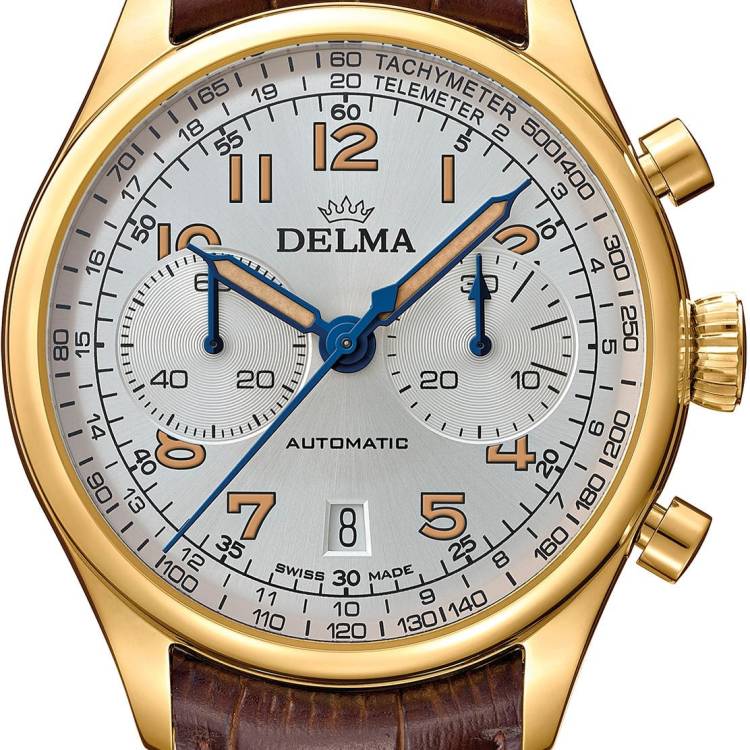 Delma Watch Heritage Chronograph Limited Edition - Silver