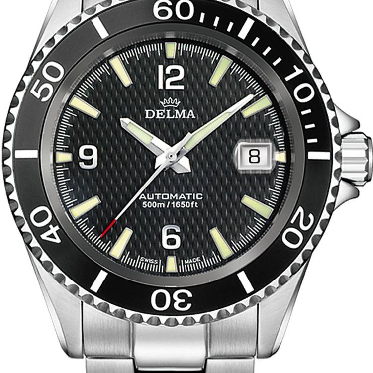 Delma Watch Santiago Auto Black - Black