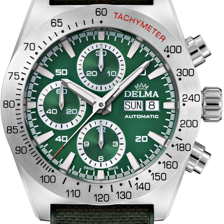 Delma Watch Montego Chronograph Green - Green