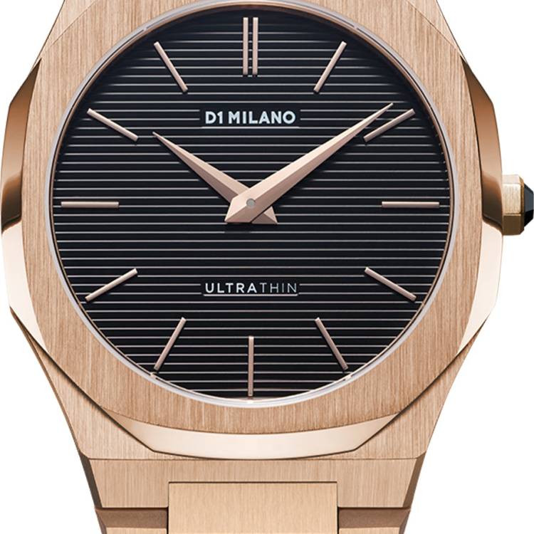 D1 Milano Watch Ultra Thin - Black