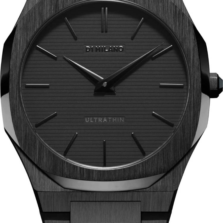 D1 Milano Watch Ultra Thin Shadow - Black