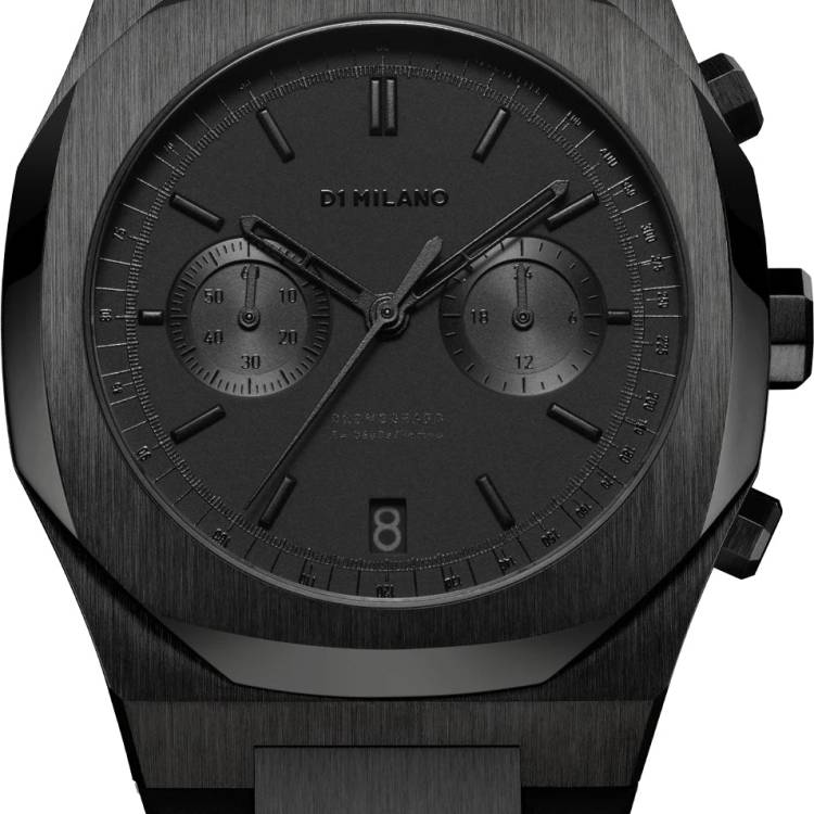 D1 Milano Watch Cronografo Shadow - Black