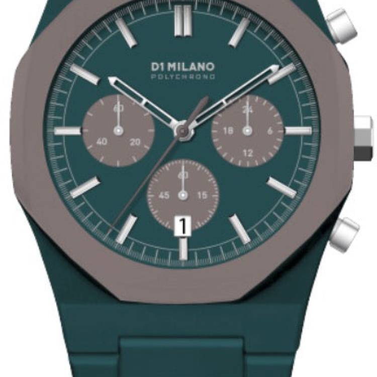 D1 Milano Watch Polychrono Petrol Blast