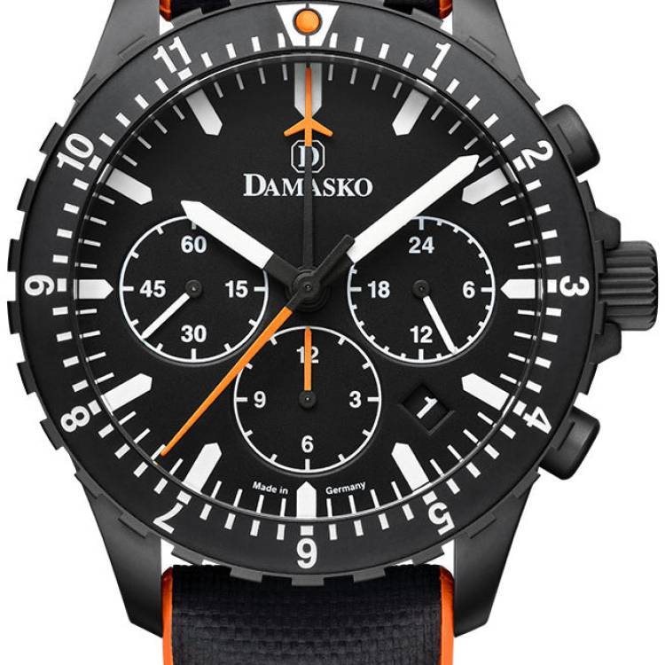 Damasko Watch DC86 Orange Black Robby Black Orange - Black