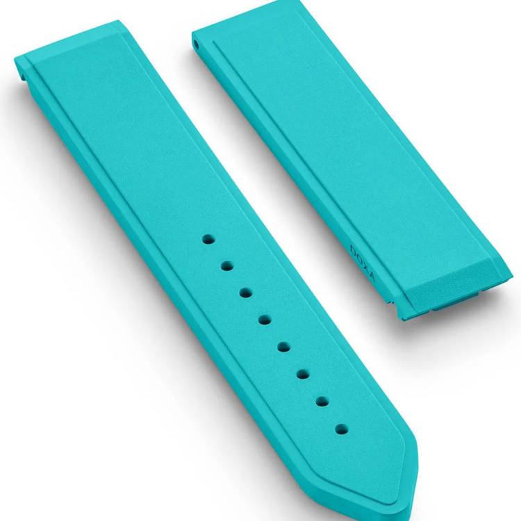 Doxa Strap SUB 600T Rubber Turquoise - Turquoise
