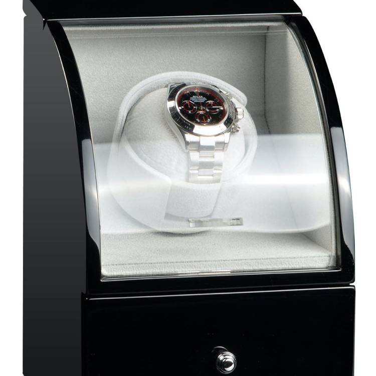 Designhuette Watch Winder Basel 1 Black - Black