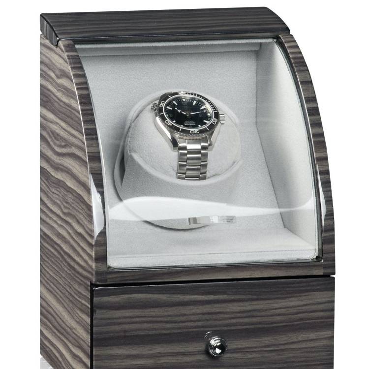 Designhuette Watch Winder Basel 1 Dark Oak - Black