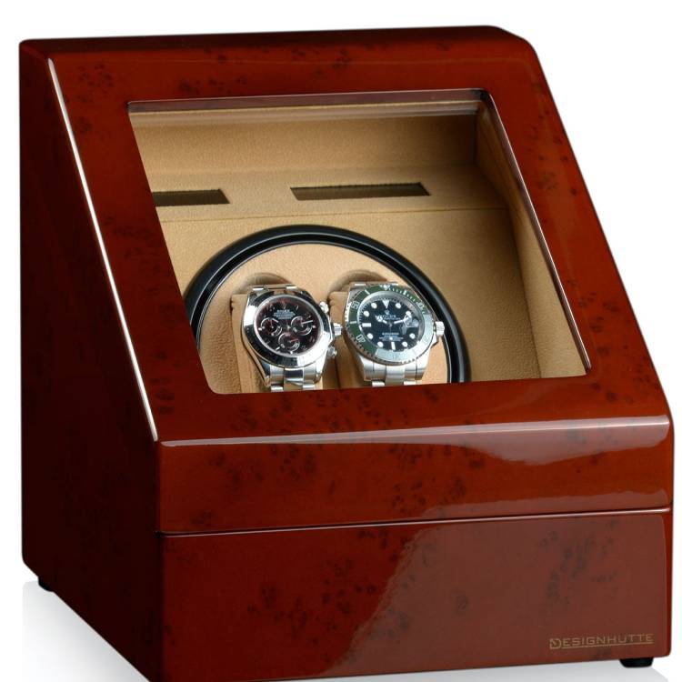 Designhuette Watch Winder Monaco Burlwood - Black
