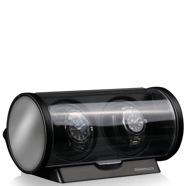 Designhuette Watch Winder Tubix Silver - Black