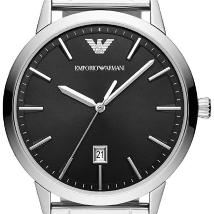 Emporio Armani Watch Ruggero Men - Black