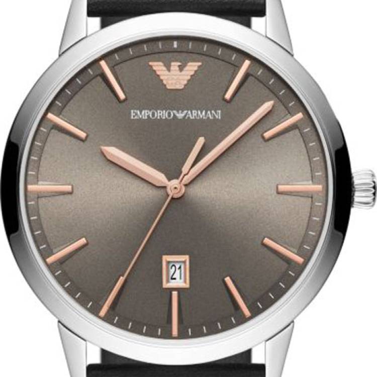 Emporio Armani Watch Ruggero Men - Grey
