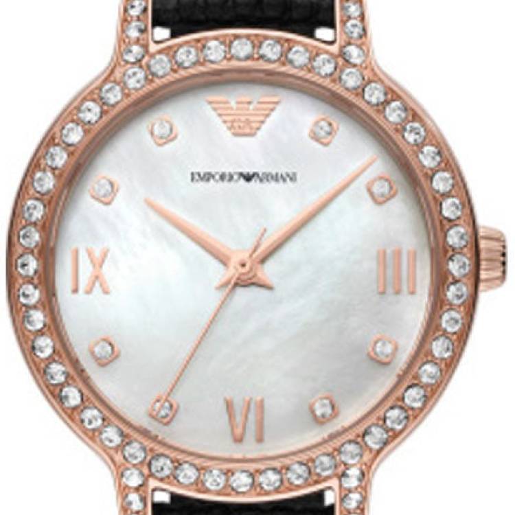 Emporio Armani Watch Cleo Ladies - White