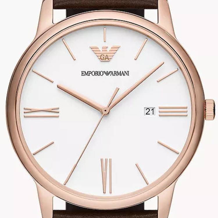 Emporio Armani Watch White Mens