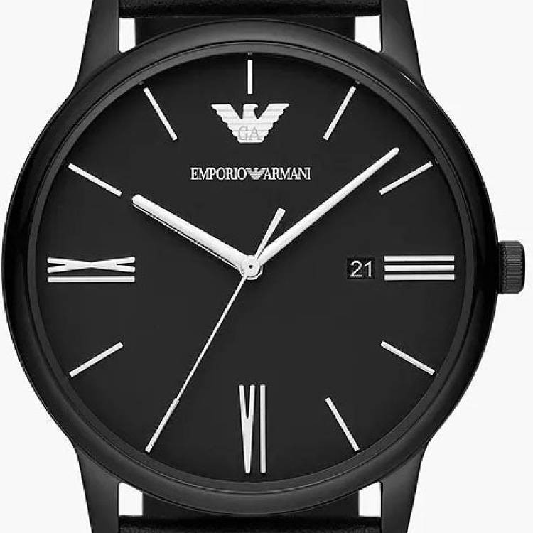 Emporio Armani Watch Black Mens