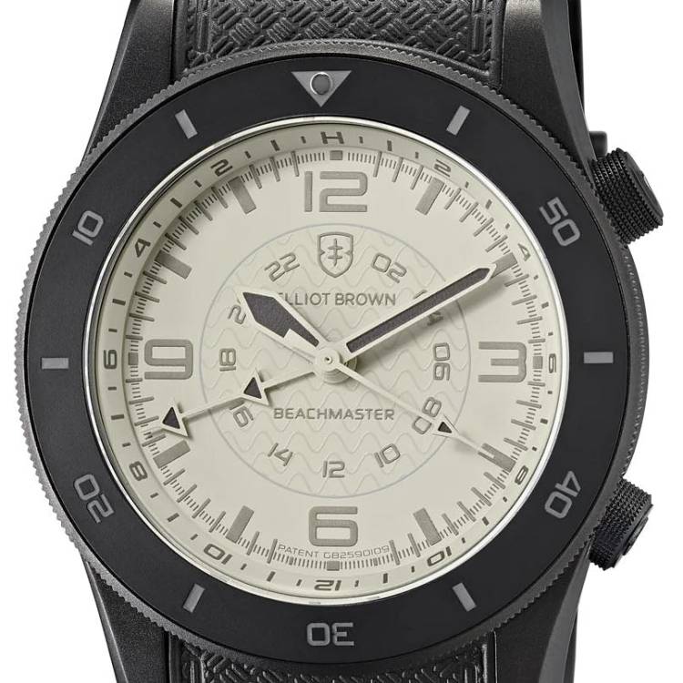 Elliot Brown Watch Beachmaster Ghost Rubber