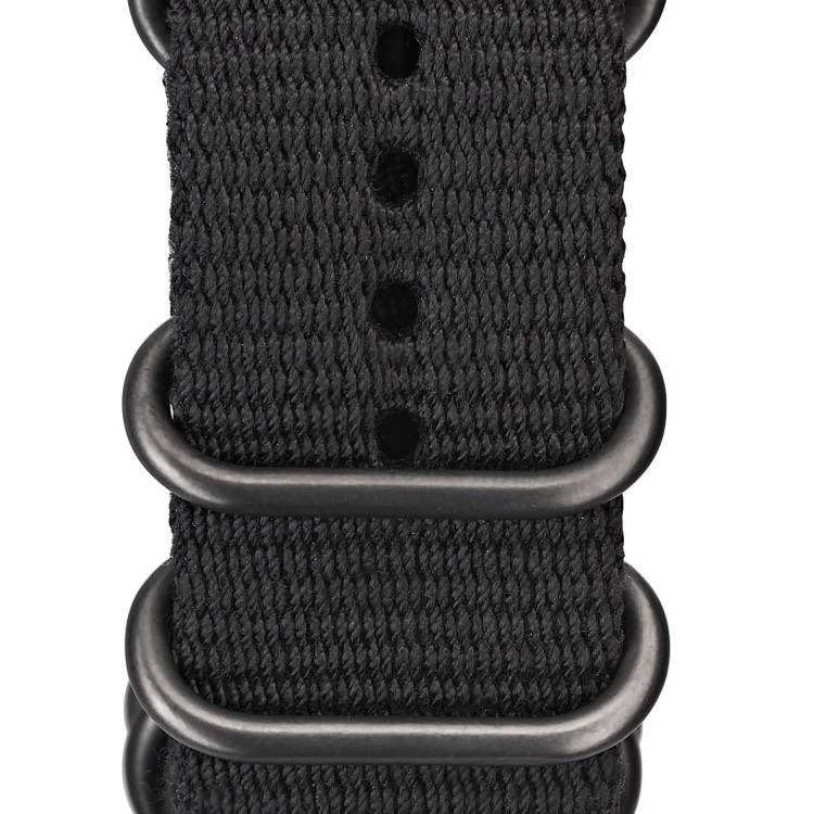 Elliot Brown Nylon 22mm Black Ballistic Gunmetal Hardware