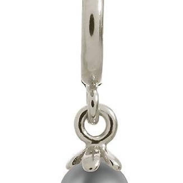 Endless Jewellery Charm Pearl Ball Grey Silver - Silver
