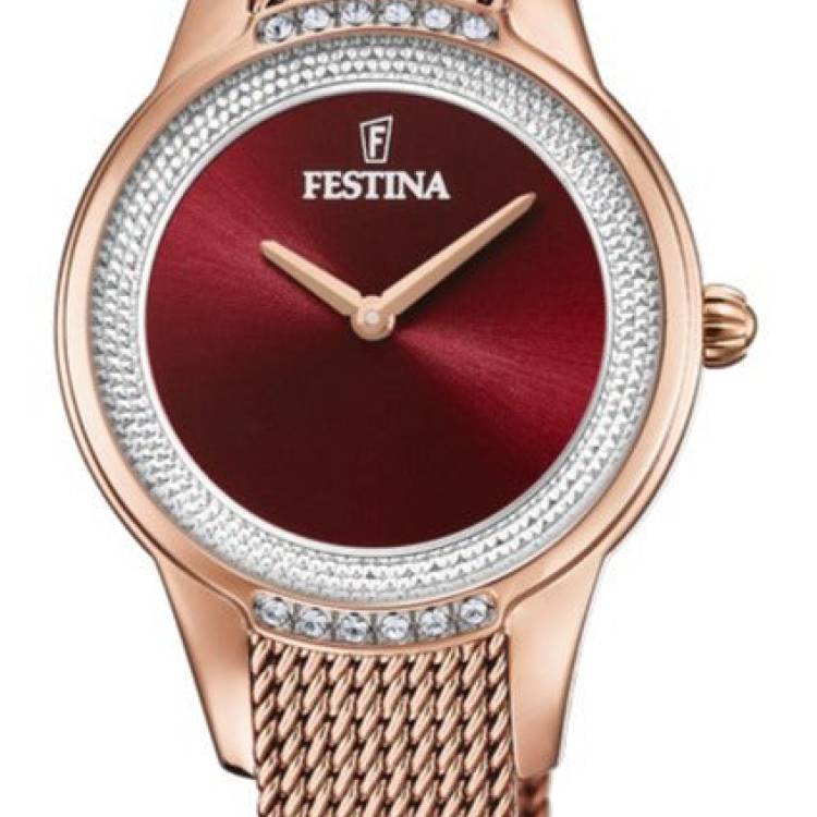Festina Watch Two Hands Ladies - Red