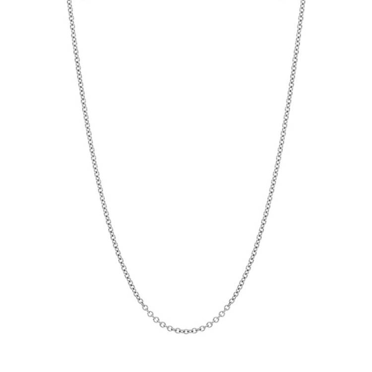 Faberge 18ct White Gold 1.3mm 50cm Trace Chain