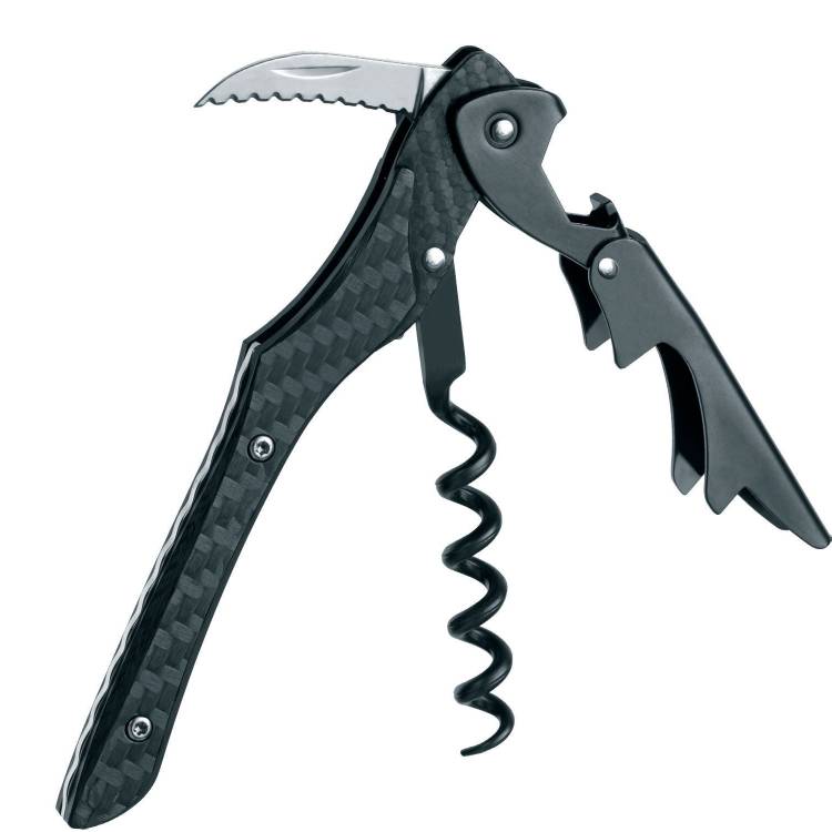 Farfalli Fibra Corkscrew - Carbon Fibre - Grey