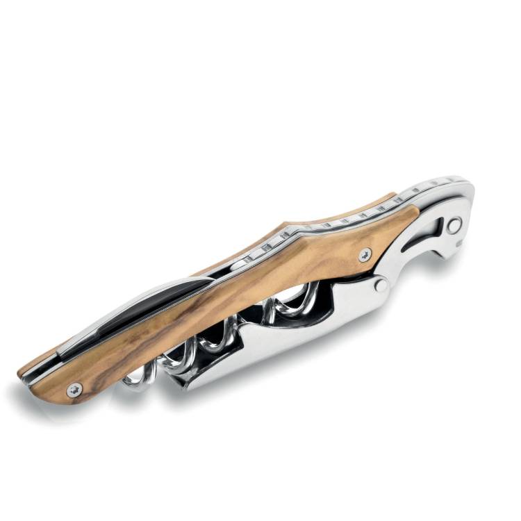 Farfalli Smart Corkscrew - Olive Wood - Brown