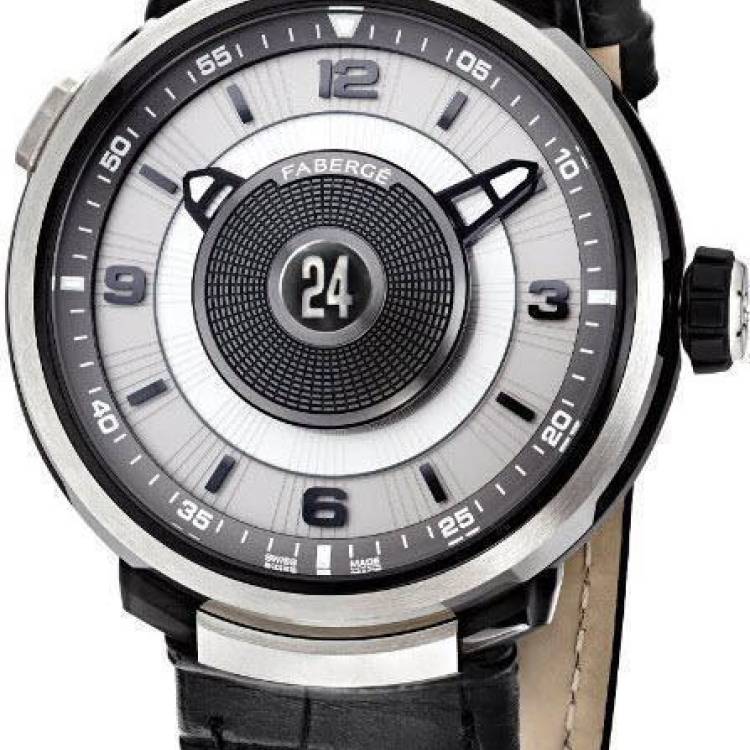 Faberge Watch Visionnaire DTZ 18ct White Gold - Grey