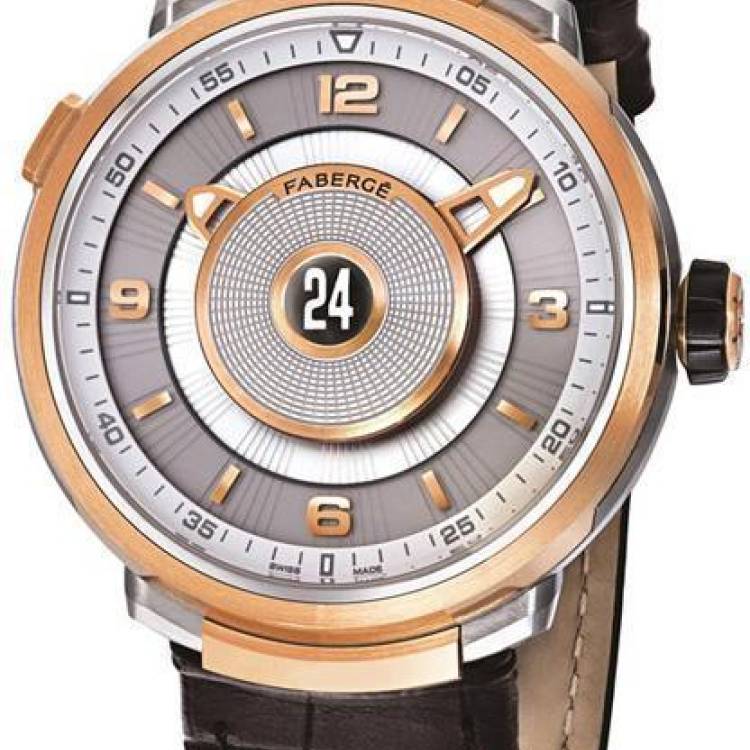 Faberge Watch Visionnaire DTZ 18ct Rose Gold - Silver