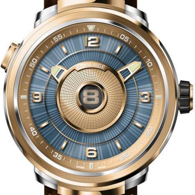 Faberge Watch Visionnaire DTZ 18ct Yellow Gold - Blue