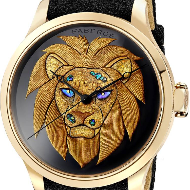 Faberge Watch Altruist Makie Lion Limited Edition - Black