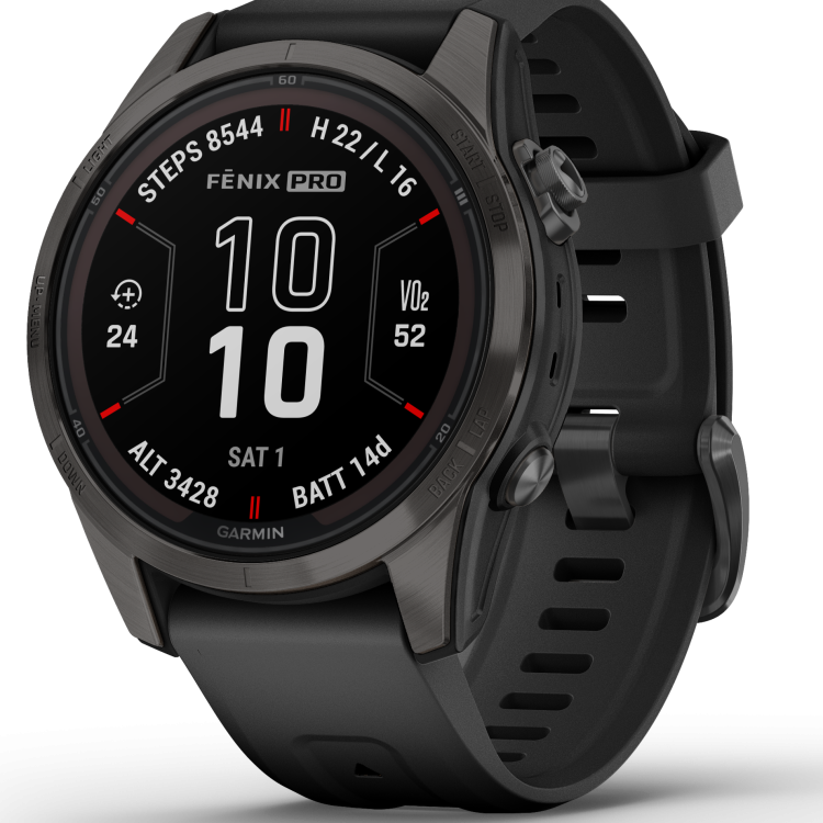Garmin Watch Fenix 7S Pro Sapphire Solar Carbon Grey Titanium