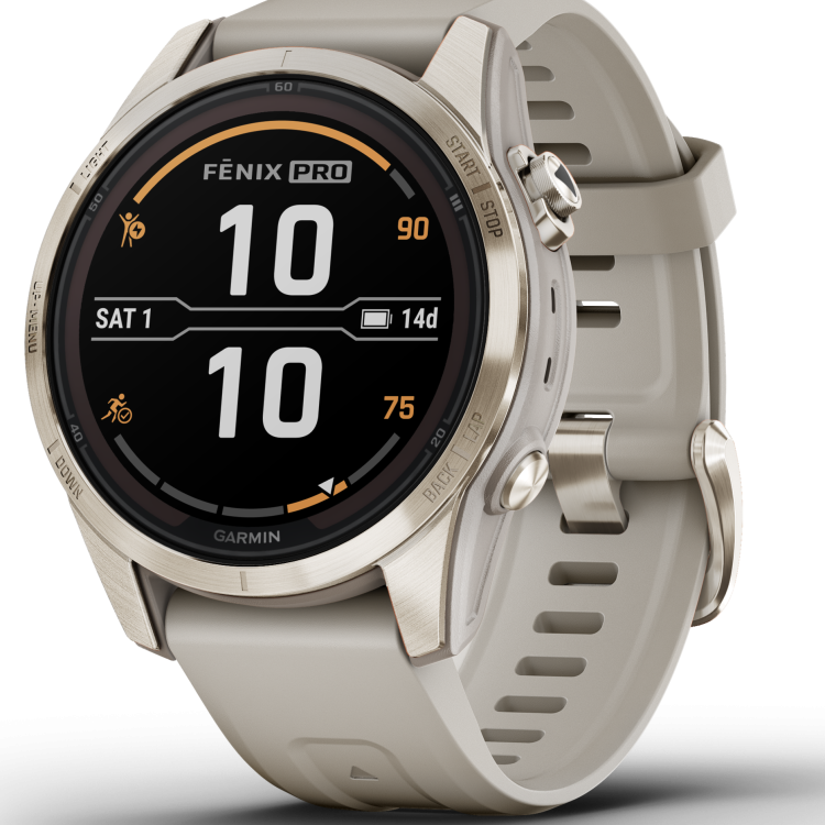 Garmin Watch Fenix 7S Pro Sapphire Solar Soft Gold