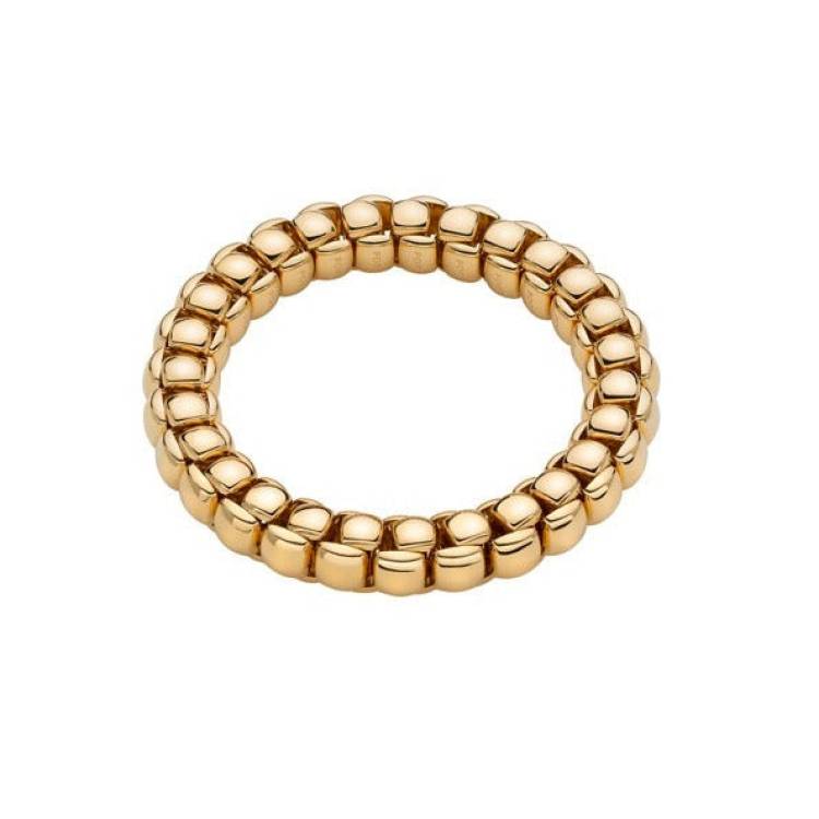 Fope Luna 18ct Yellow Gold Flexible Bracelet - XL
