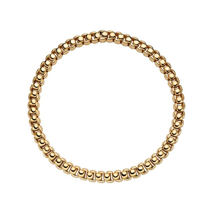 Fope Luna 18ct Yellow Gold Flexible Necklace - 40cm