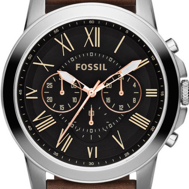 Fossil Watch Grant Mens - Black