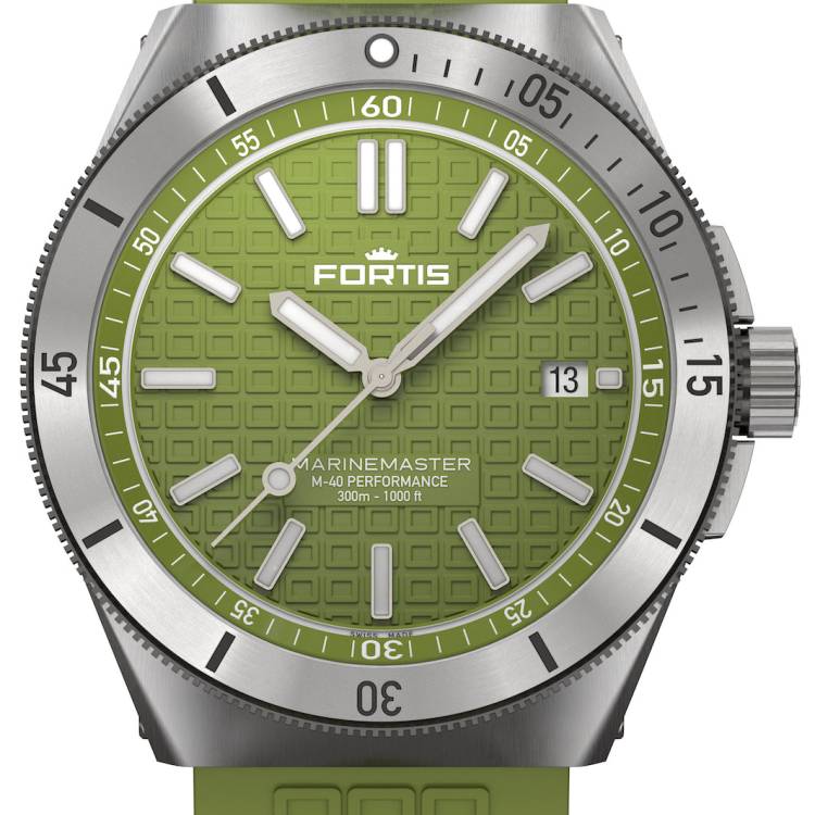 Fortis Watch Marinemaster M-40 Woodpecker Green - Green