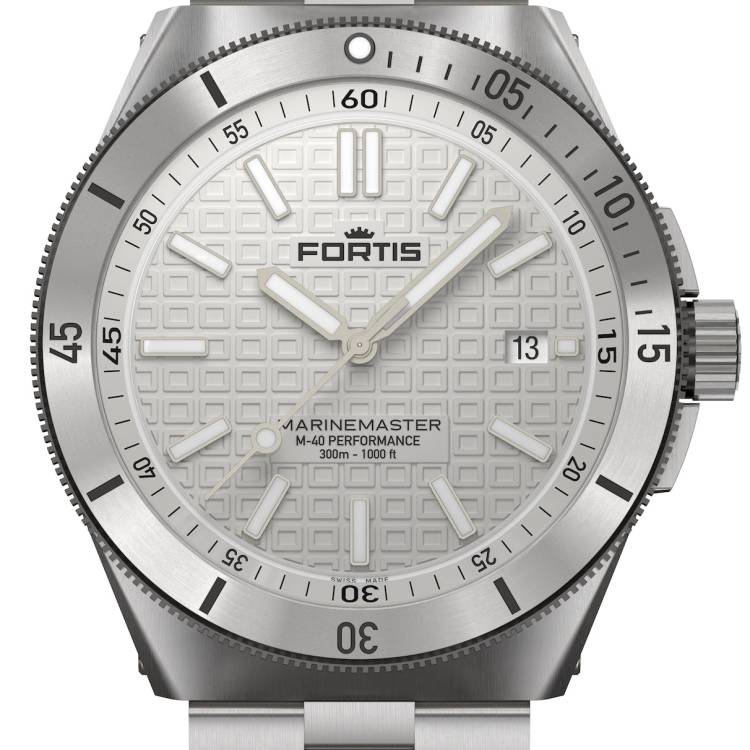 Fortis Watch Marinemaster M-40 Snow White - White