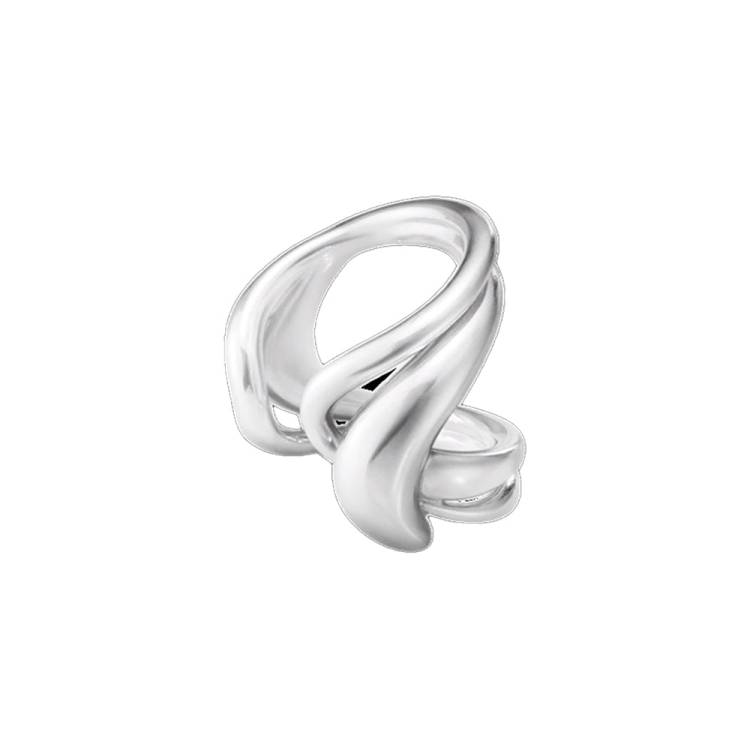 Georg Jensen Arc Sterling Silver Open Ring - 55
