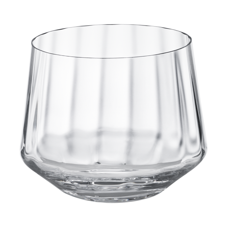 Georg Jensen Bernadotte Six Piece Low Tumbler Glass Set - Clear