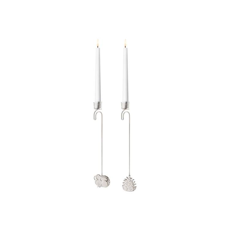 Georg Jensen Christmas Collection 2023 Candleholder Set, 2pcs D