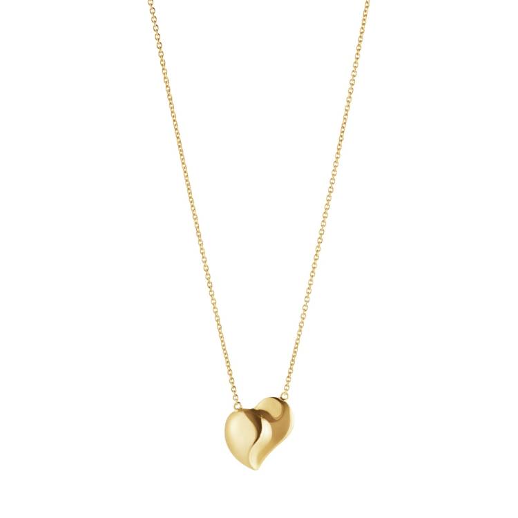 Georg Jensen Hearts of Georg Jensen 18ct Yellow Gold Necklace - Gold