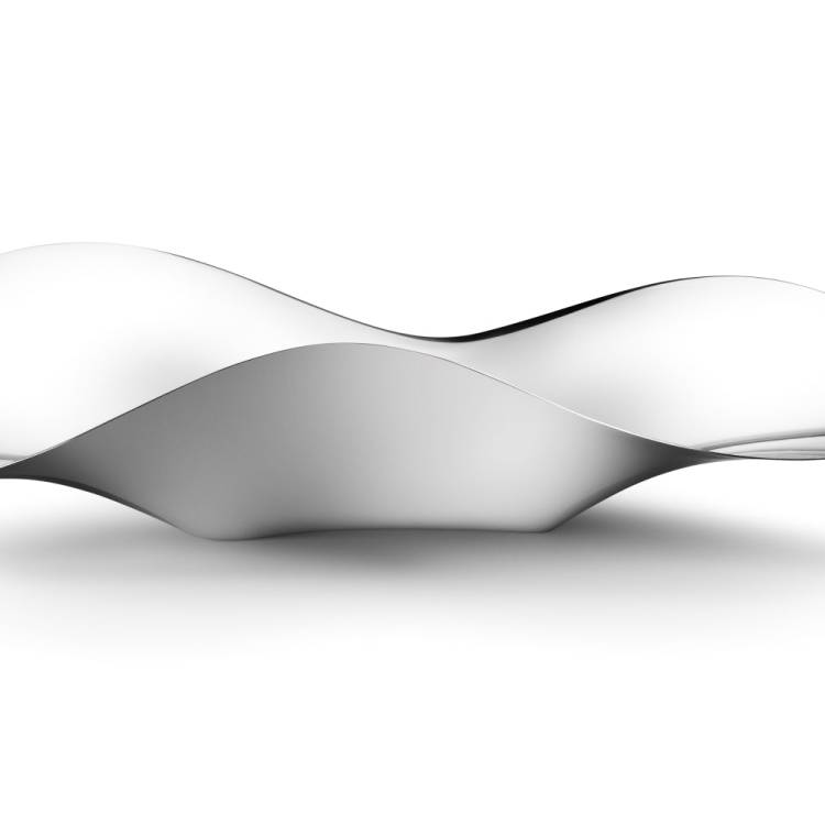 Georg Jensen Indulgence Stainless Steel Oyster Tray - Silver