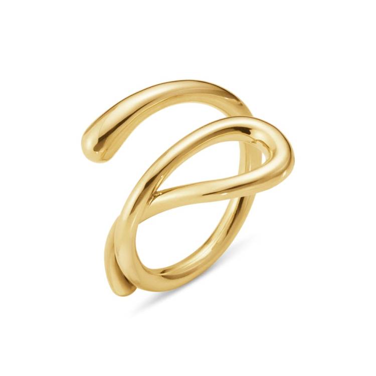 Georg Jensen Mercy 18ct Yellow Gold Ring - 49