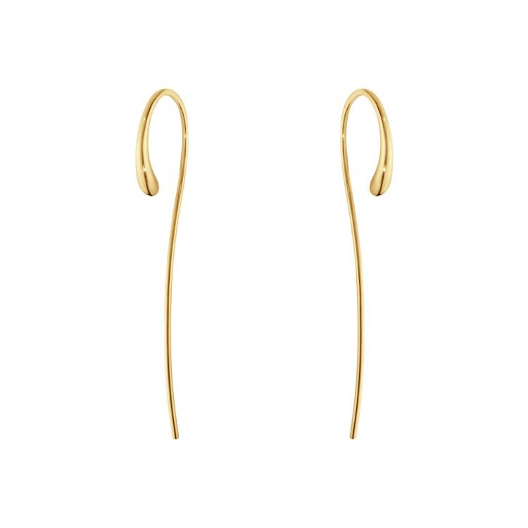 Georg Jensen Mercy 18ct Yellow Gold Drop Earrings