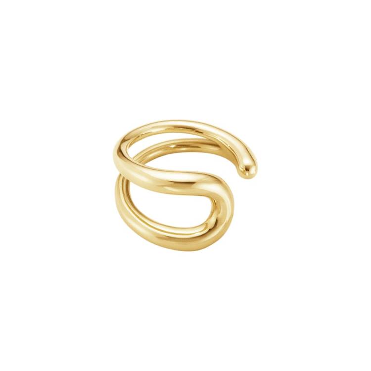 Georg Jensen Mercy 18ct Yellow Gold Single Ear Cuff Earring